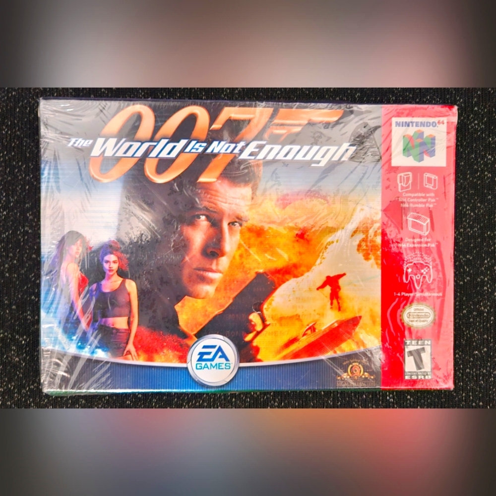 007 The World Is Not Enough (Nintendo 64, 2000) New Factory Sealed N64 EA Game